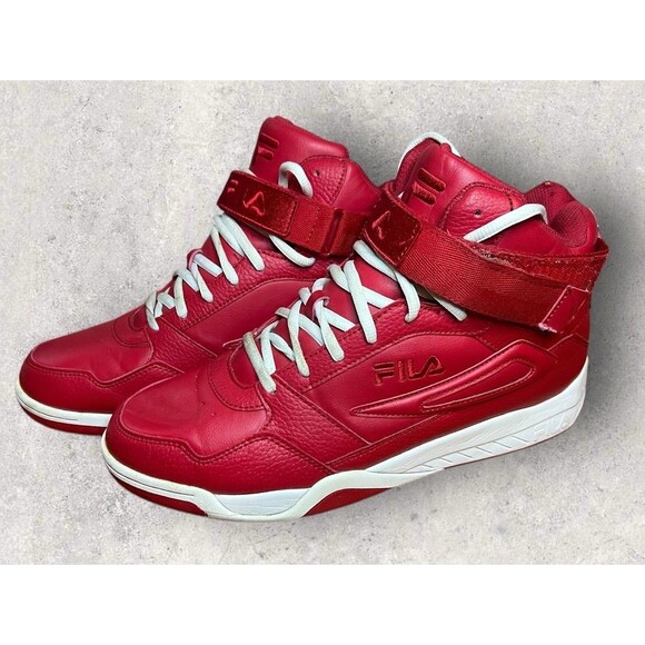 FILA MULTIVERSE BASKETBALL SHOES RED & WHITE SNEAKERS #1CM00703 611 Size 11 - Picture 1 of 10
